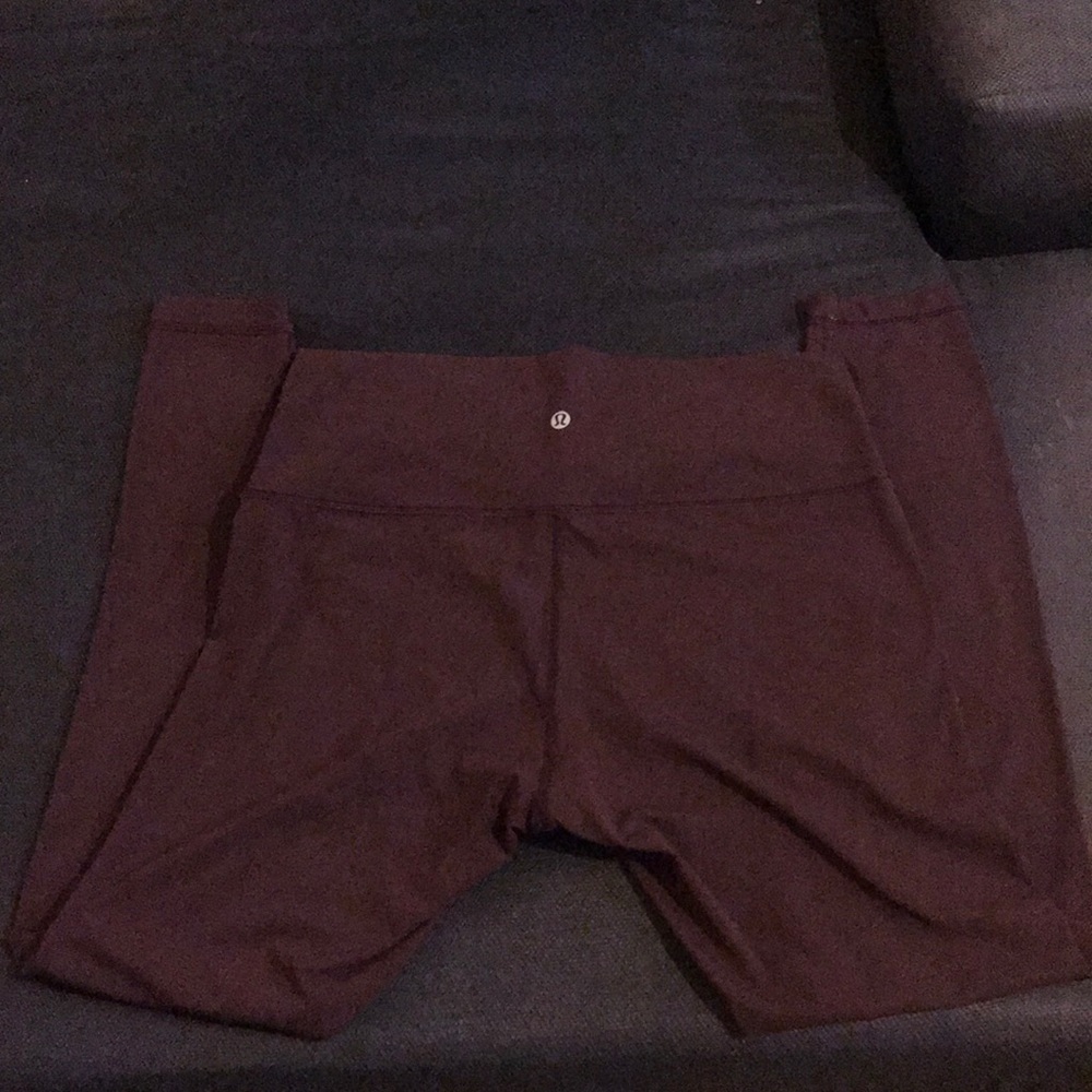 Lululemon size 12 Wunder Under High-Rise Tight 28" *Brushed Full-On Luxtreme